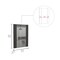 Tuhome Mirror Madrid, Rectangular Shape, Looking Glass, Black ELW7931 - alternate 3